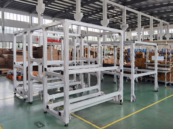 工業(yè)生產(chǎn)鋁型材架子安裝如何提升精度？-澳宏工業(yè)鋁型材